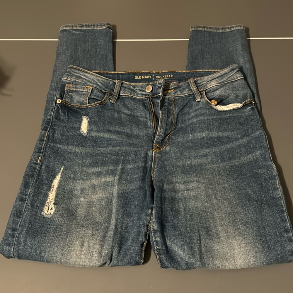 Old Navy, high rise rick star skinny jeans